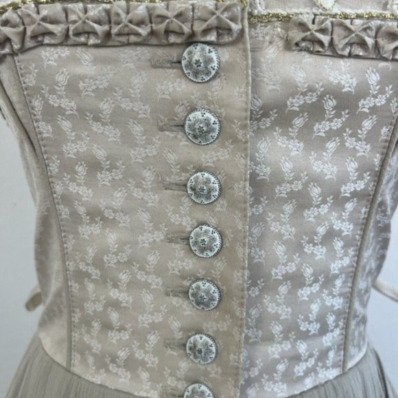 Lisas Landhouse Vintage Trachten Dirndl German Folk Maxi Dress size EU 34 (6) - Picture 10 of 12